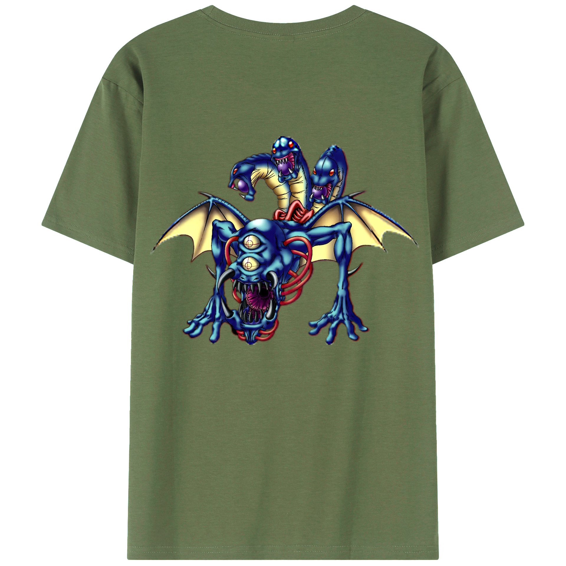 （画像用） 遊☆戯☆王 Yu-Gi-Oh! 綿100％ メンズ半袖Tシャツ（バックプリント） 通気性